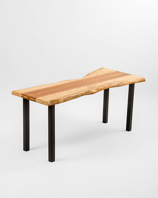 Wild Cherry and Chestnut Table by Agustín Bastón Soage