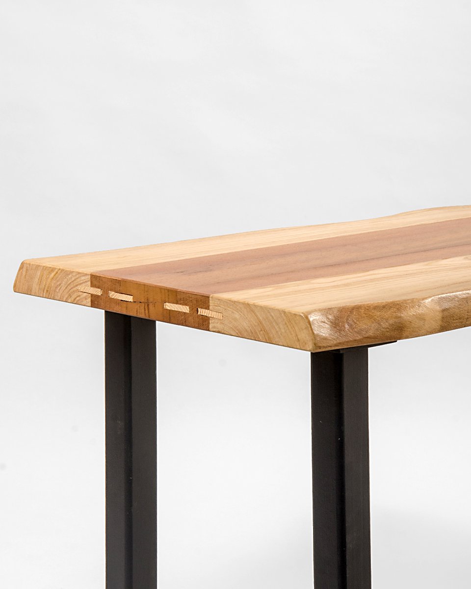 Wild Cherry and Chestnut Table by Agustín Bastón Soage