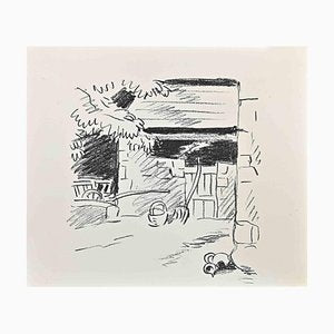 Wilhelm Gimmi, The Yard, Lithograph, 1955-ZCI-1453251