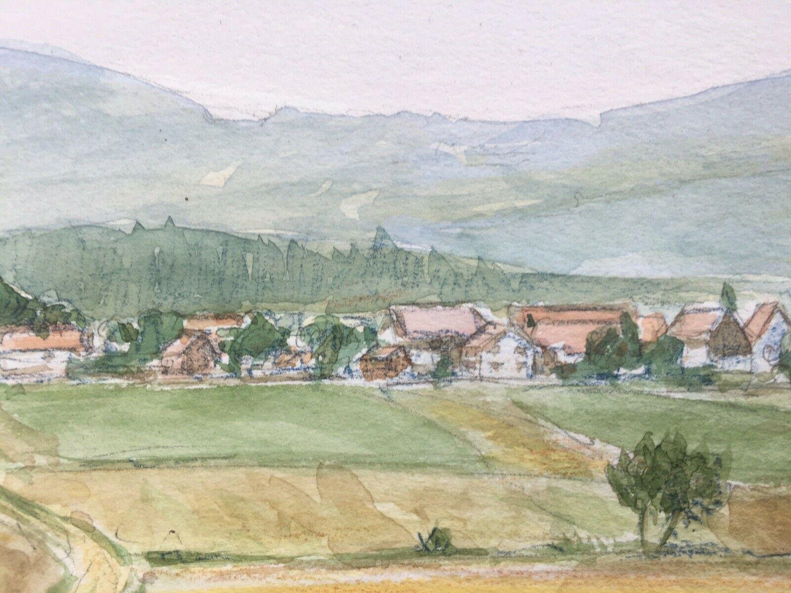 Wilhelm Hagemüller, 1916-2011, Jesberg B3 North Hesse, Watercolor