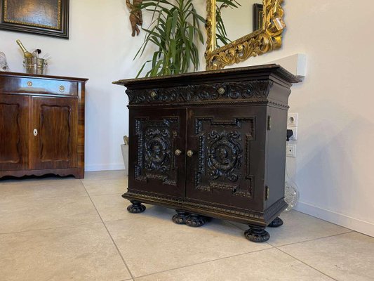 Wilhelminian Black Sideboard Cabinet-PXE-1783213