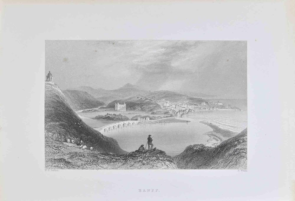 William Henry Bartlett, Banff, Lithograph, 19th Century