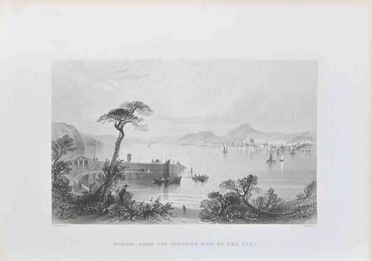 William Henry Bartlett, Dundee from the Opposite Side of the Tay, 19th Century, Lithograph