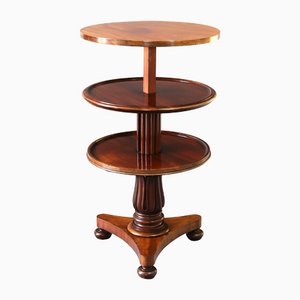 William IV Metamorphic Mahogany Coffee Table or Three-Tier Dumbwaiter, 1835-NUO-1419647