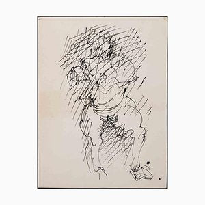 William Richard, Figure, Original Drawing, Mid 20th-Century-ZCI-1192714