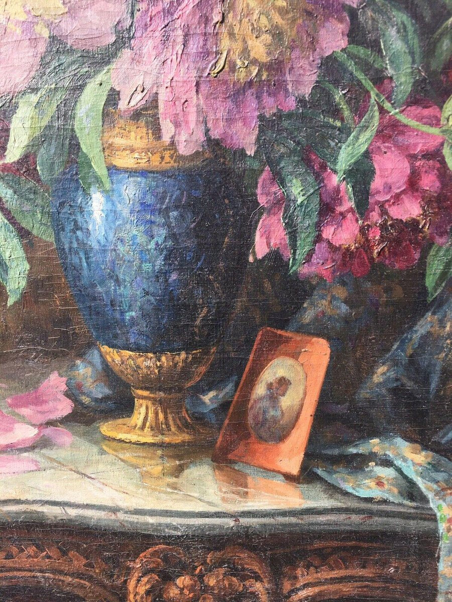 William Sommer, Vase, 1924, Oil on Canvas