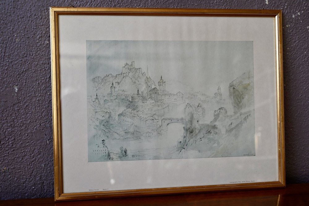 William Turner, Baden 2, 1800s, Print, Framed