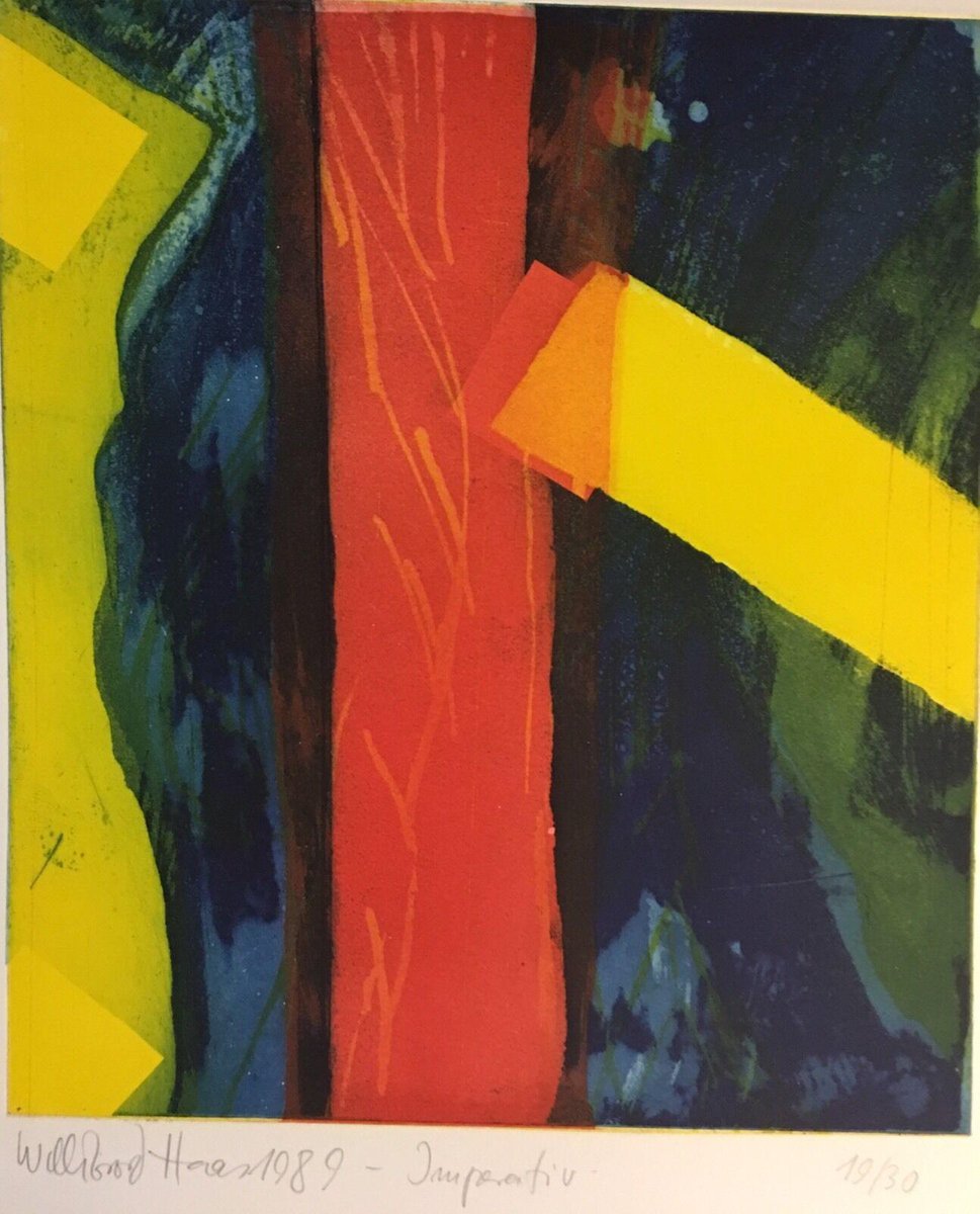 Willibrord HAAS 1936, Berlin Imperative 1988, Color Composition