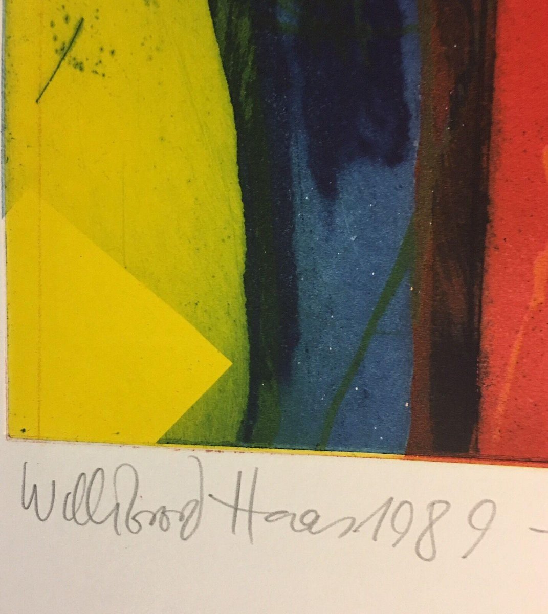 Willibrord HAAS 1936, Berlin Imperative 1988, Color Composition