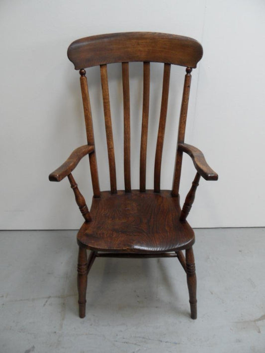 Windsor Brown Wood Armchair