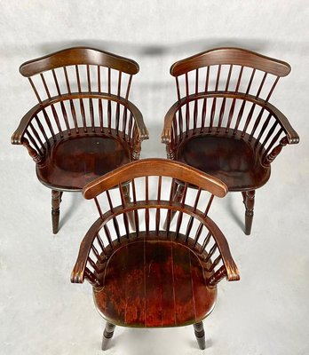 Windsor Chairs, UK, 1960s, Set of 3-ZCY-1375749