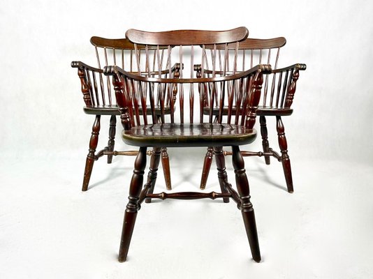 Windsor Chairs, UK, 1960s, Set of 3-ZCY-1375749