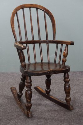 Windsor Childrens Rocking Chair, 1850s-HPP-1758601