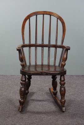 Windsor Childrens Rocking Chair, 1850s-HPP-1758601