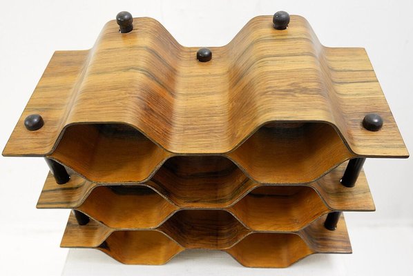 Wine Rack Bottle Stand by Torsten Johansson for Formträ AB, Sweden, 1950s-NYF-2019240