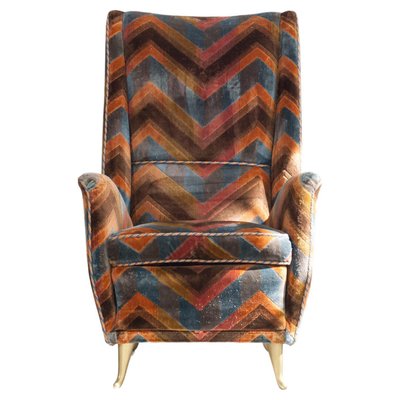 Wing Chair from I. S. A. Bergamo, Italy, 1950s-AA-1117882