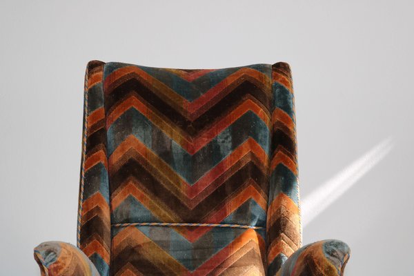 Wing Chair from I. S. A. Bergamo, Italy, 1950s-AA-1117882