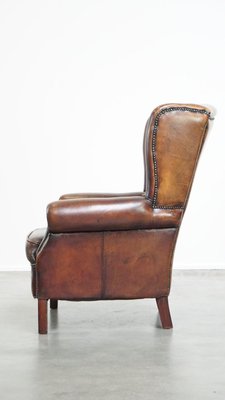 Wing Chair in Leather-HPP-2024316