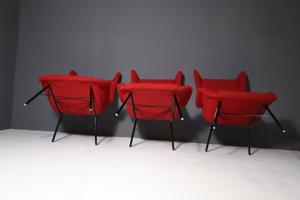 Wingback Armchairs by Navrátil & Sépová for Thonet, Czechoslovakia, 1960s-HXT-2025973