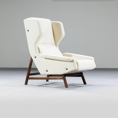 Wingback Chair attributed to Gianfranco Frattini for Cassina, 1959-KKZ-2008313