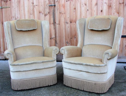 Winged Armchairs, 1970s, Set of 2-XHP-1241264