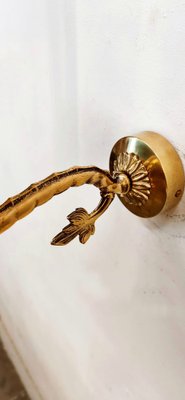 Winged Dragon Wall Light in Brass with Shiny White Sphere-QLH-1768790