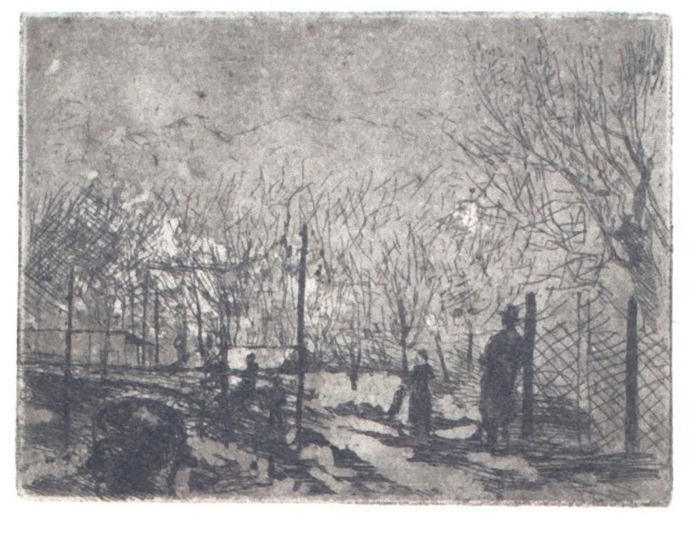 Winter Garden, Offset Print on Paper, 20th Century