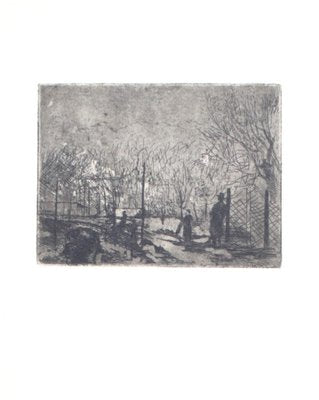 Winter Garden, Offset Print on Paper, 20th Century-ZCI-788972