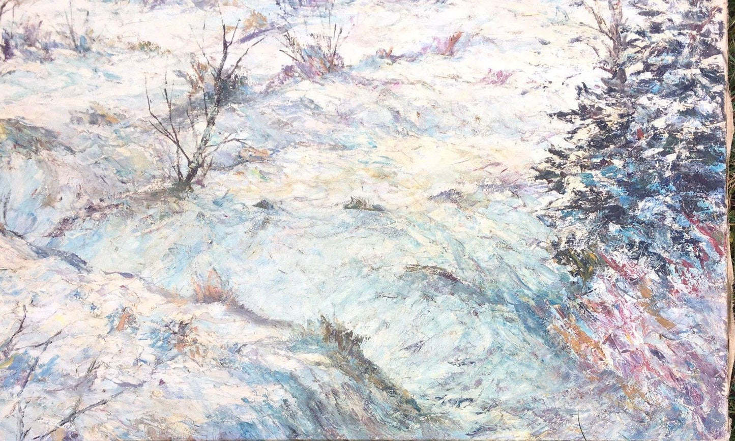 Winter Landscape, Oil on Canvas