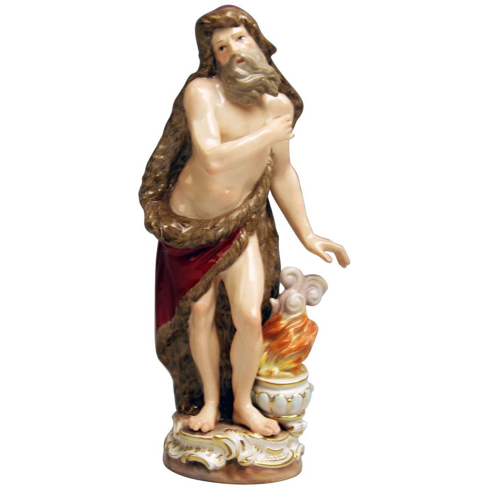 Winter Seasons Figurine from Meissen, 1880