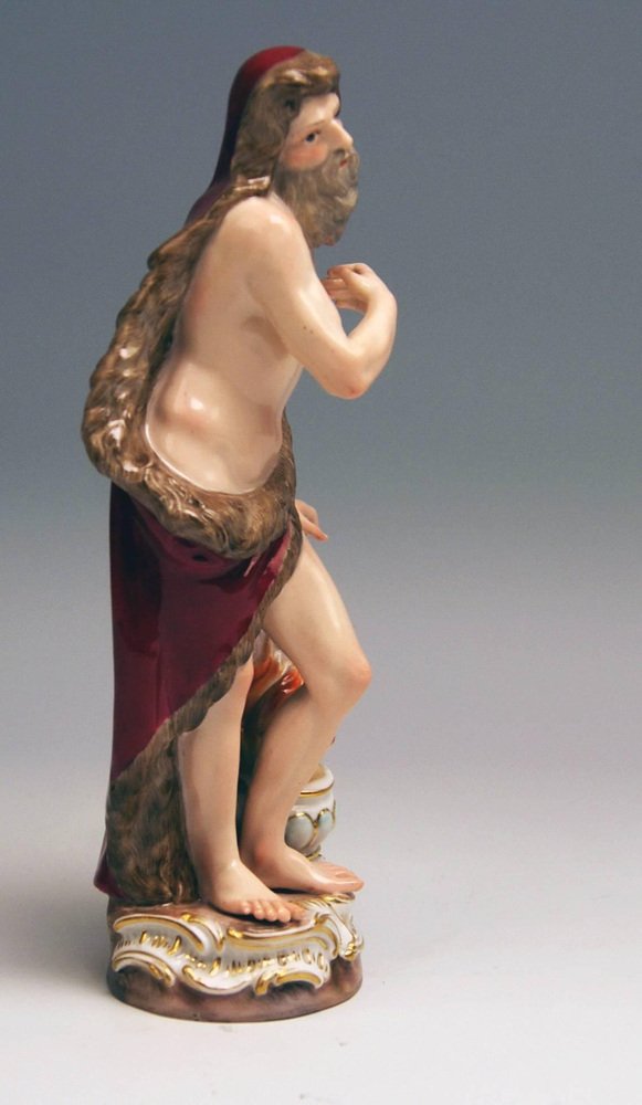 Winter Seasons Figurine from Meissen, 1880