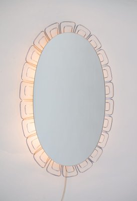 Wire Backlit Mirror, Germany, 1970s-KQB-989716