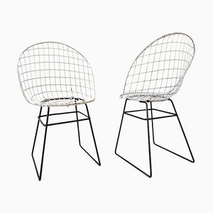 Wire Chairs by Cees Braakman and Adriaan Dekker for Pastoe, 1957, Set of 2-TDA-1426043