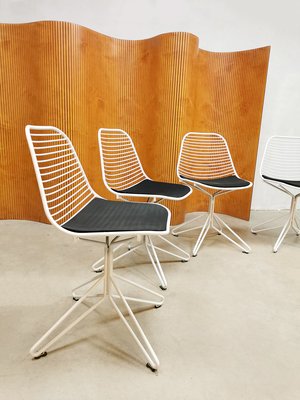 Wire Dining Chairs by Henrik Pedersen for Houe, Set of 8-BW-1252141