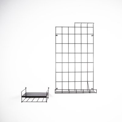 Wire Wall Units by Karl Fichtel for Drahtwerke Erlau and Kajsa and Nils Nisse Strinning for Design AB, Set of 2-VLO-1786851