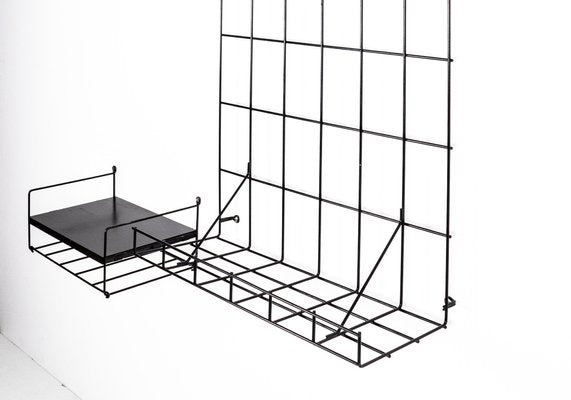 Wire Wall Units by Karl Fichtel for Drahtwerke Erlau and Kajsa and Nils Nisse Strinning for Design AB, Set of 2-VLO-1786851