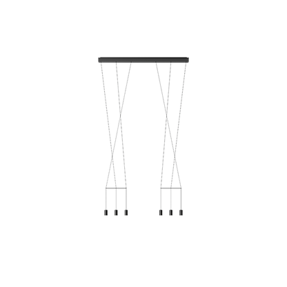 Wireflow Lineal 0338 - Led Pendant Lamp by Vibia