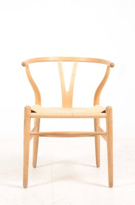 Wishbone Chairs in Patinated Oak by Hans Wegner for Carl Hansen & Søn, 1960s, Set of 4-FK-1048811