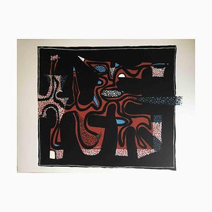 Wladimiro Tulli, Abstract Composition, 1970s, Original Screen Print-ZCI-986028