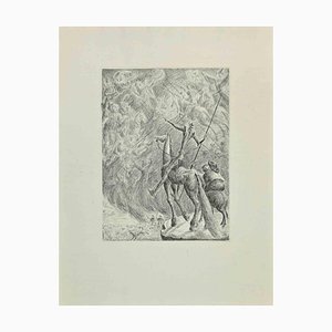 Wladyslaw Jahl, Don Quixote and the Ghosts, Etching, 1951-ZCI-2029277