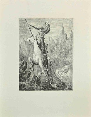 Wladyslaw Jahl, Don Quixote, Etching, 1951-ZCI-2029282