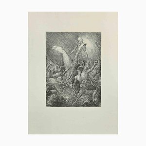 Wladyslaw Jahl, Don Quixote Surrounded, Etching, 1951-ZCI-2029272