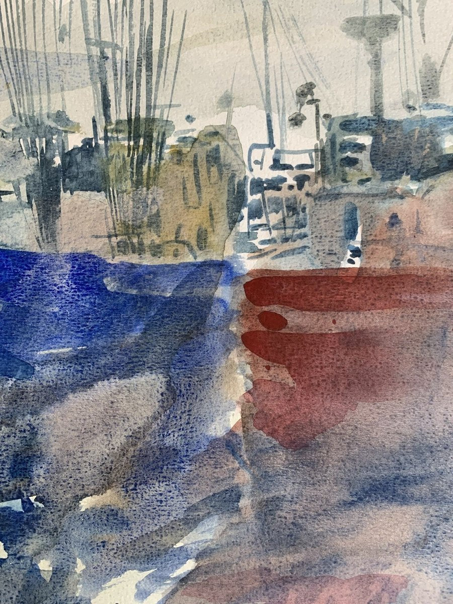 Włodzimierz Karczmarzyk, Naval Units, 1995, Watercolor