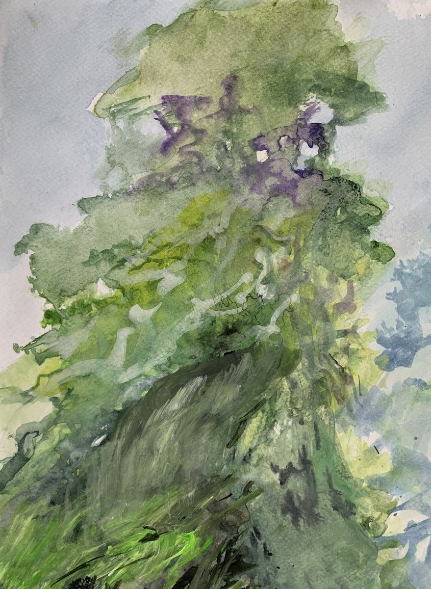 Włodzimierz Karczmarzyk, Tree Neighbourhood, 2018, Watercolor