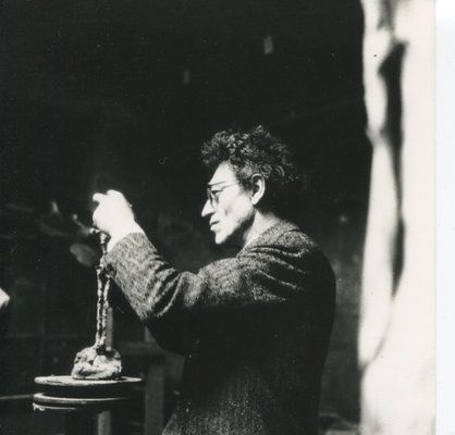 Wolfgang Kühn, Alberto Giacometti in His Studio in Paris, 1963, Photograph-DYV-1377672