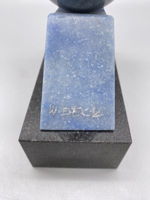 Wolfram Beck, Geometric Sculpture, 1980s, Stone-CZ-1742664