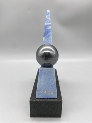 Wolfram Beck, Geometric Sculpture, 1980s, Stone-CZ-1742664