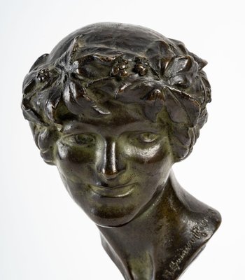 Woman Adorned with Flower, Bronze-WFS-1196765