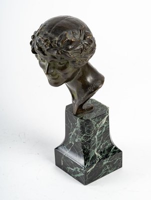 Woman Adorned with Flower, Bronze-WFS-1196765