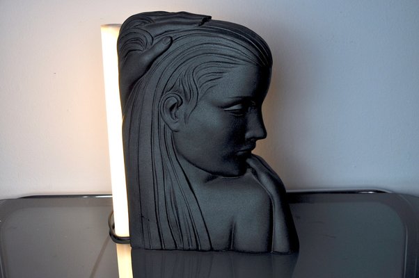 Woman Bust Table Lamp, France, 1970-EJE-1028115